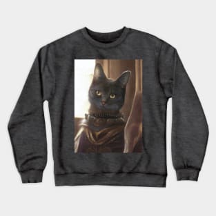 Mystic Mage cat: Frodo Crewneck Sweatshirt